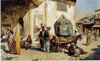 Arab or Arabic people and life. Orientalism oil paintings 139